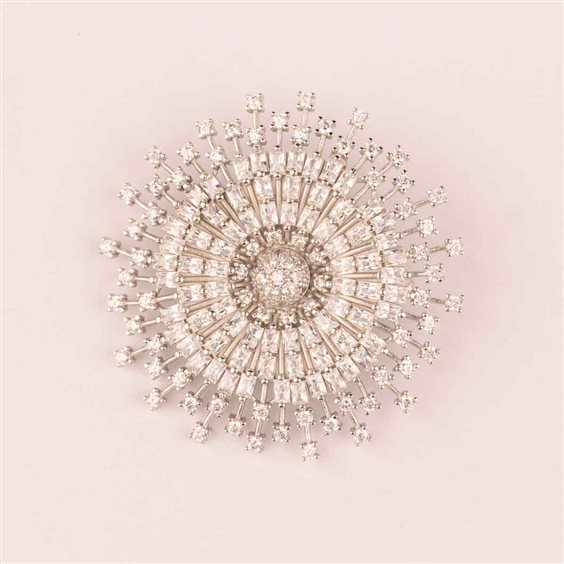 Brosche Ultima Edizione Dame in Silber SA00348-BIANCO - SA00348-BIANCO